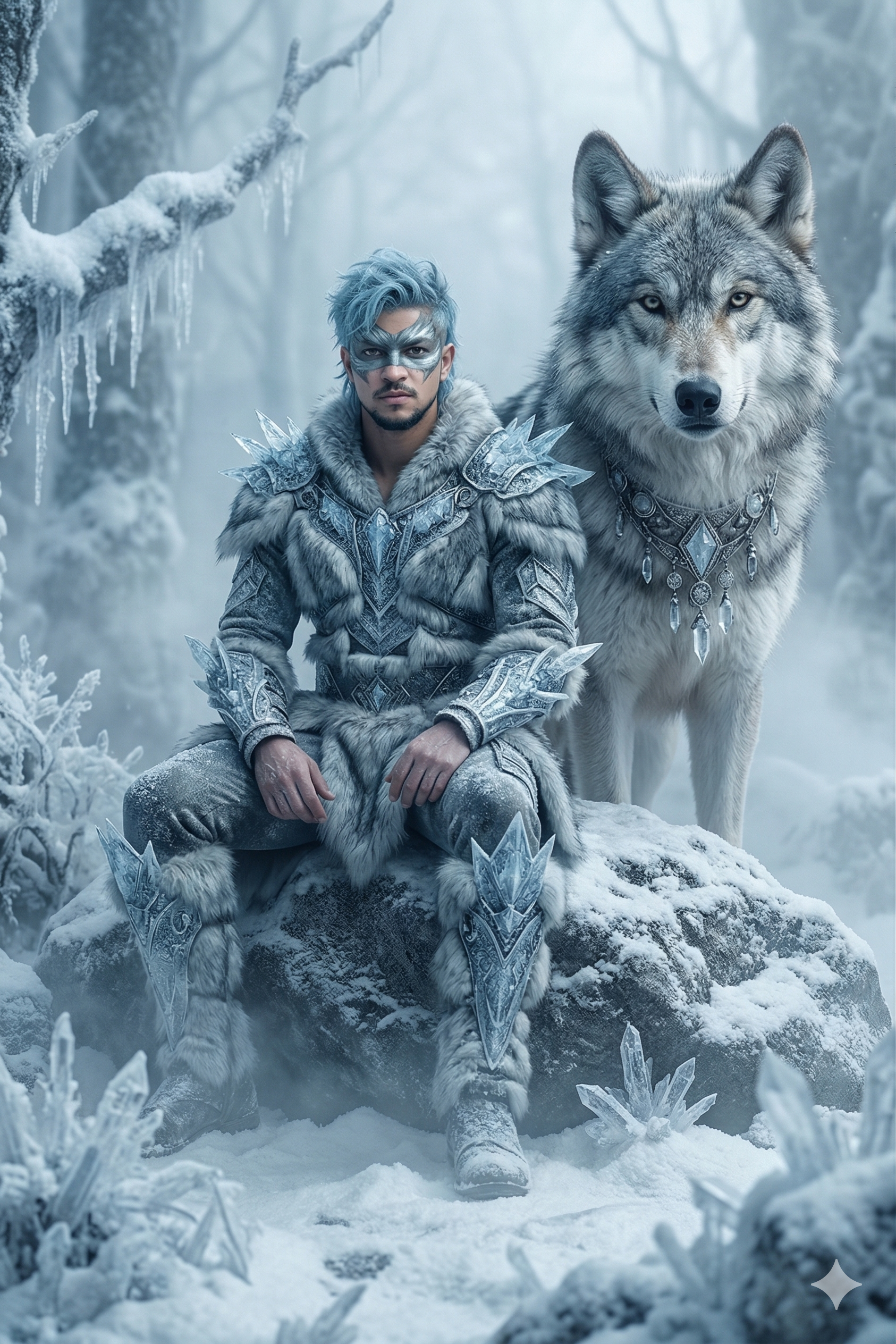 The Frostborn and His Oathwolf