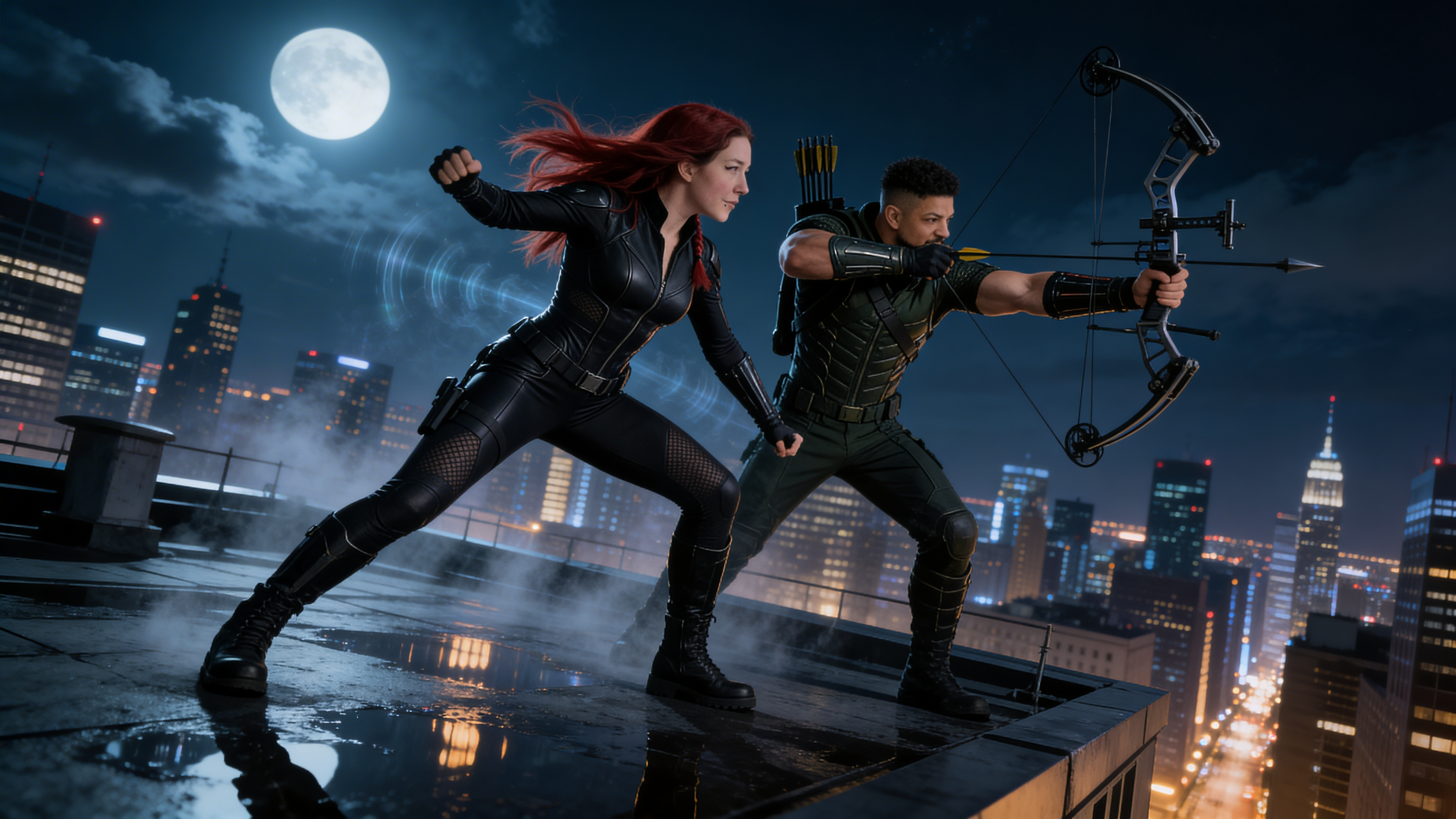 Superhero duo