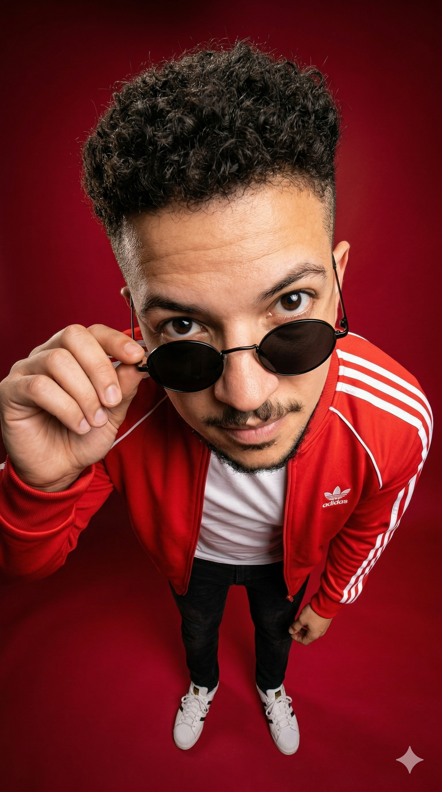 Red Adidas Shooting