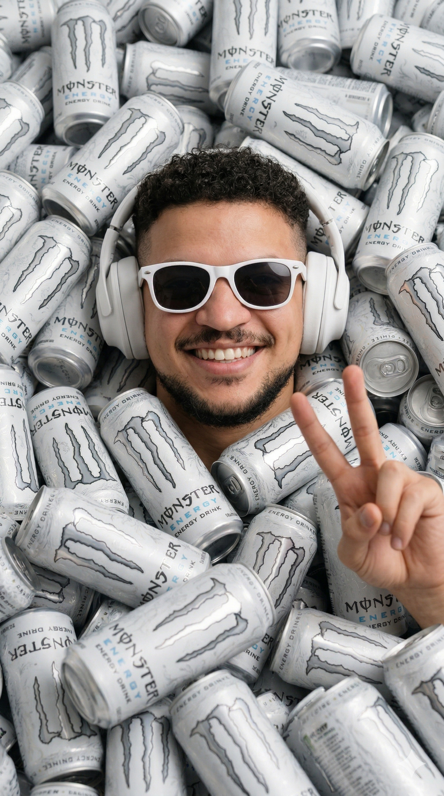 Monster White commercial shoot