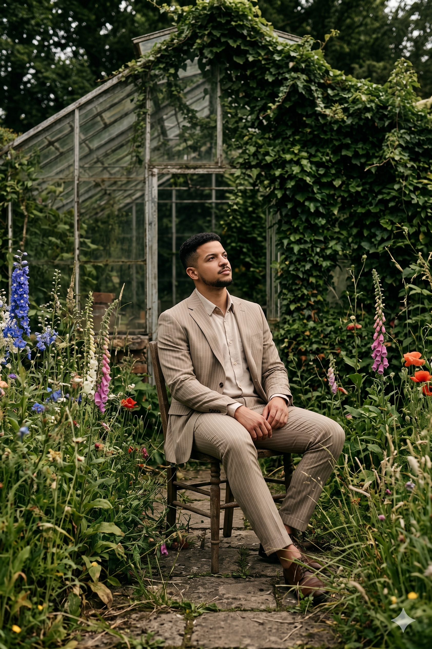 Glasshouse in the green