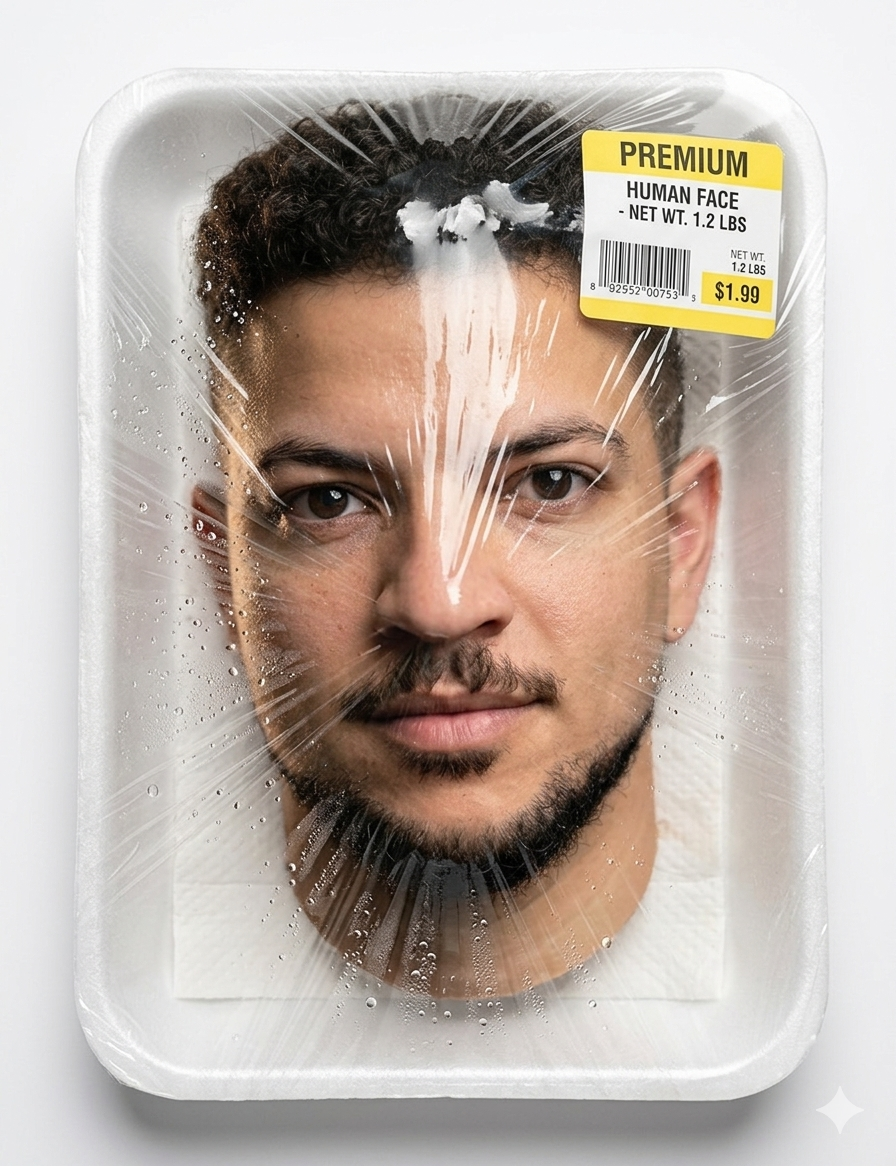 Supermarket Human Face