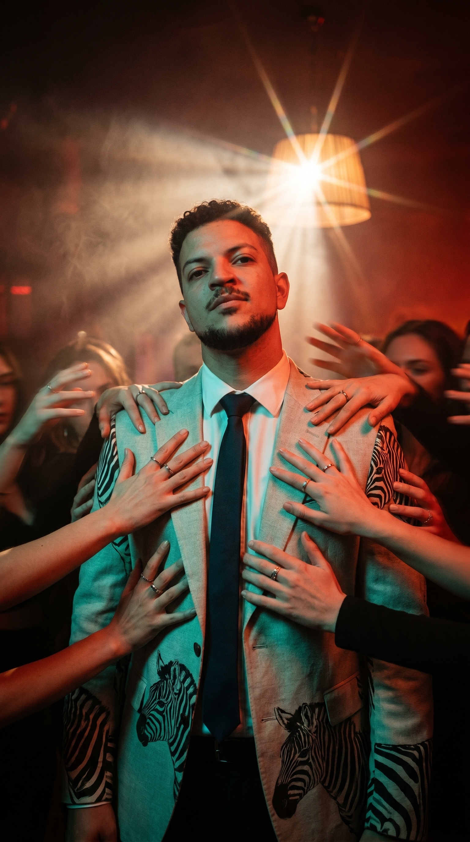 Club scene at night